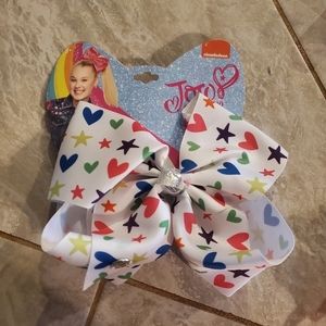 ** New **  JoJo Siwa hair bow Hearts & Stars